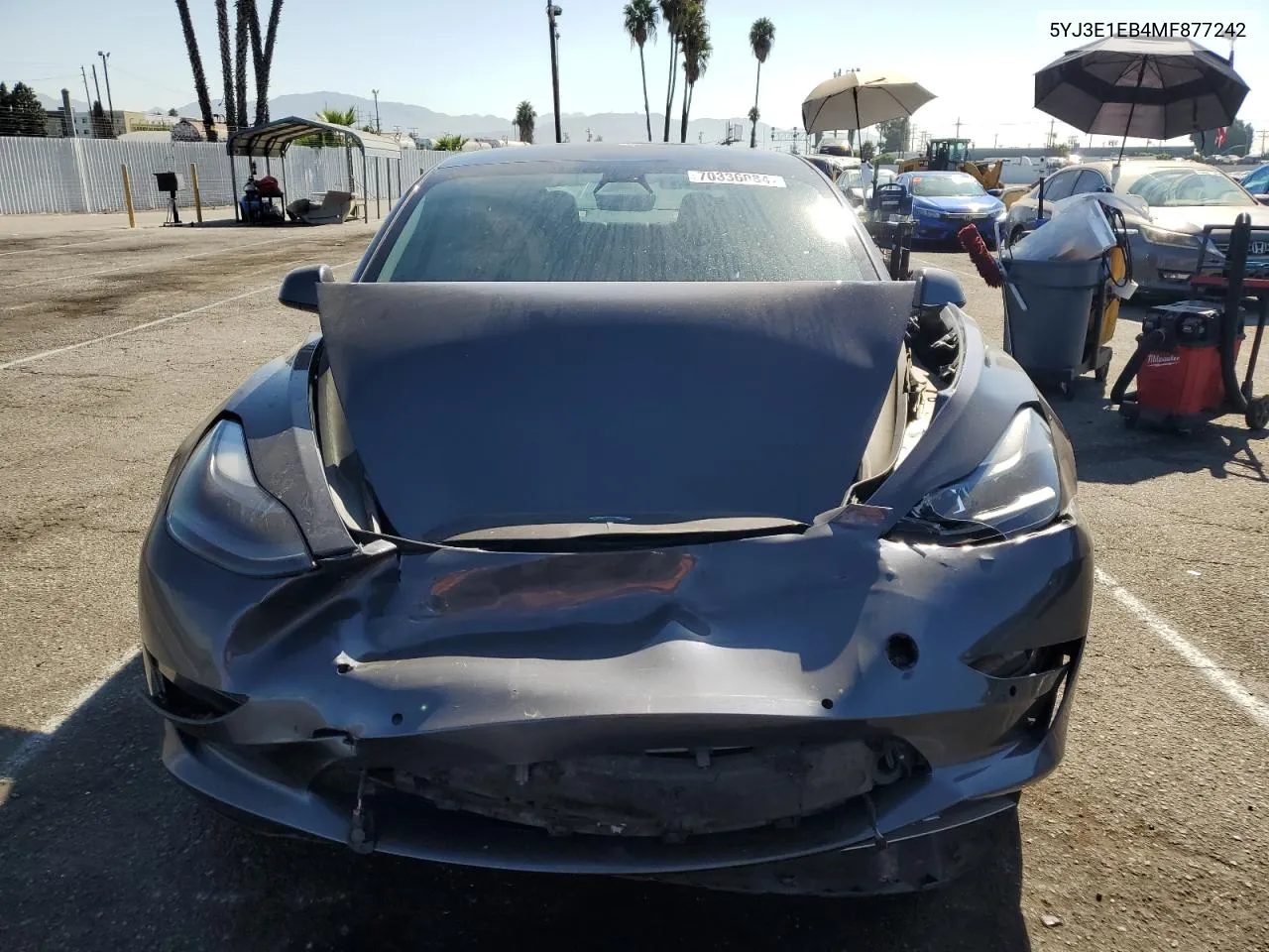 5YJ3E1EB4MF877242 2021 Tesla Model 3