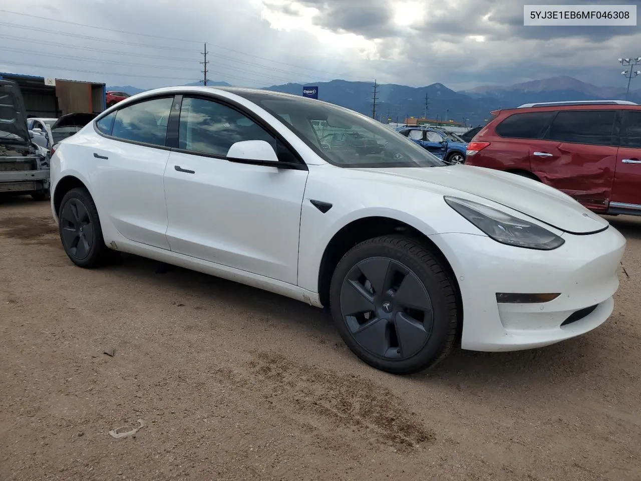 5YJ3E1EB6MF046308 2021 Tesla Model 3