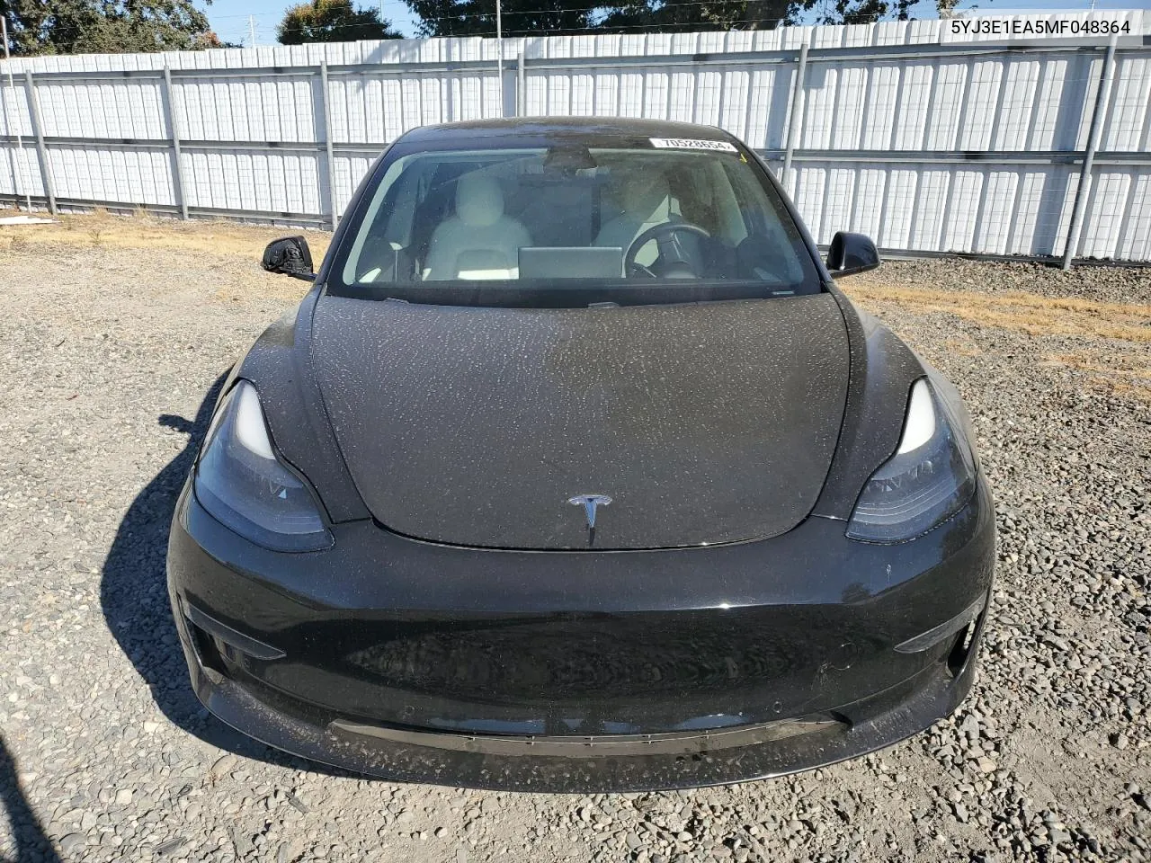 2021 Tesla Model 3 VIN: 5YJ3E1EA5MF048364 Lot: 70528654