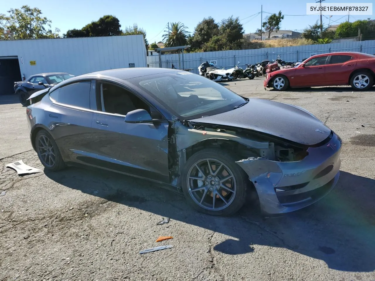 5YJ3E1EB6MF878327 2021 Tesla Model 3