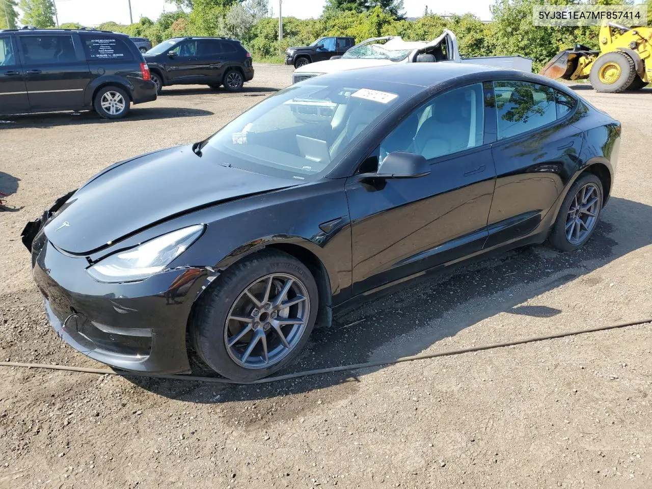 2021 Tesla Model 3 VIN: 5YJ3E1EA7MF857414 Lot: 70561274