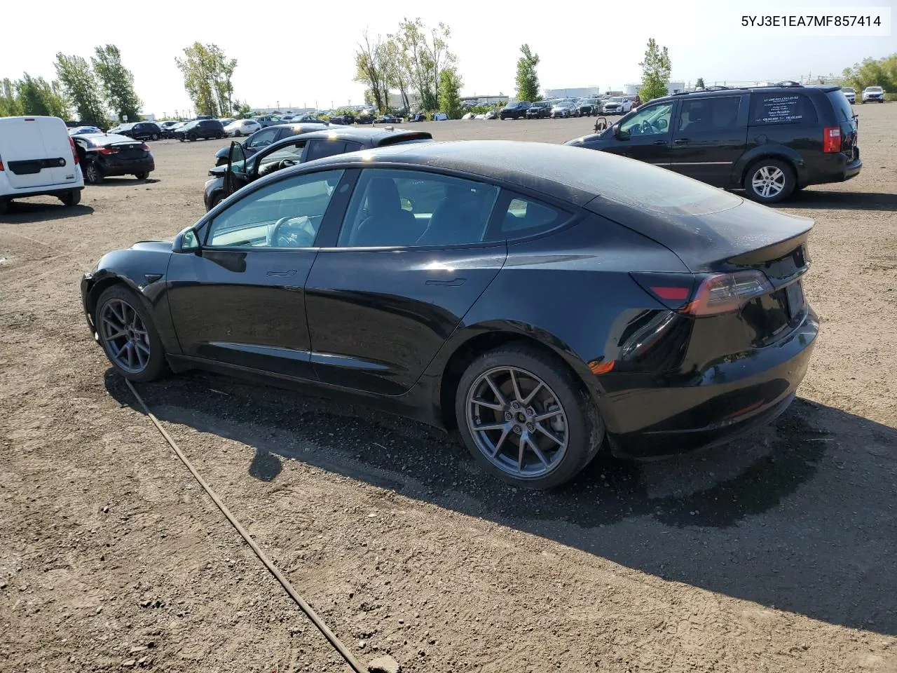 2021 Tesla Model 3 VIN: 5YJ3E1EA7MF857414 Lot: 70561274