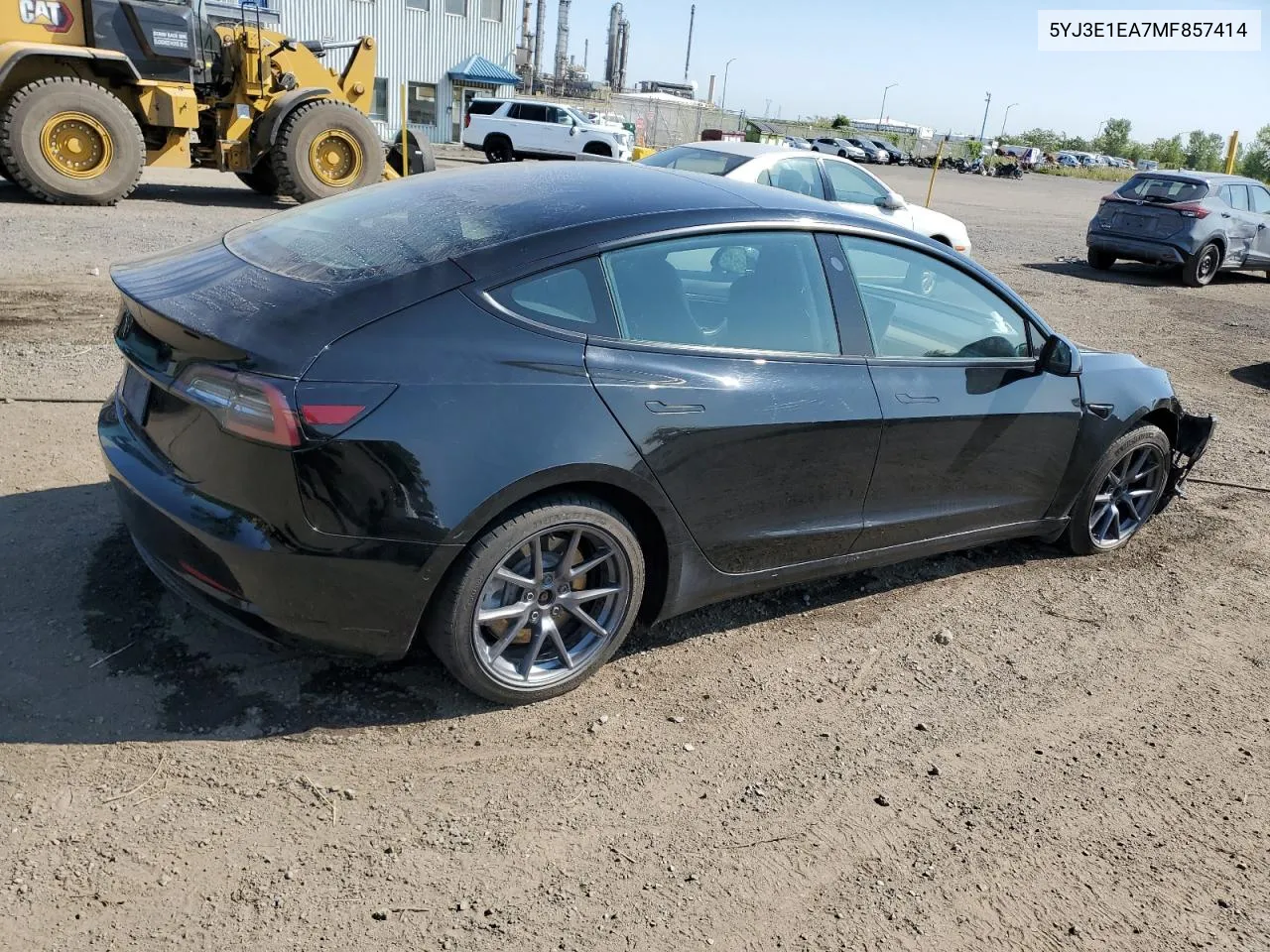 2021 Tesla Model 3 VIN: 5YJ3E1EA7MF857414 Lot: 70561274