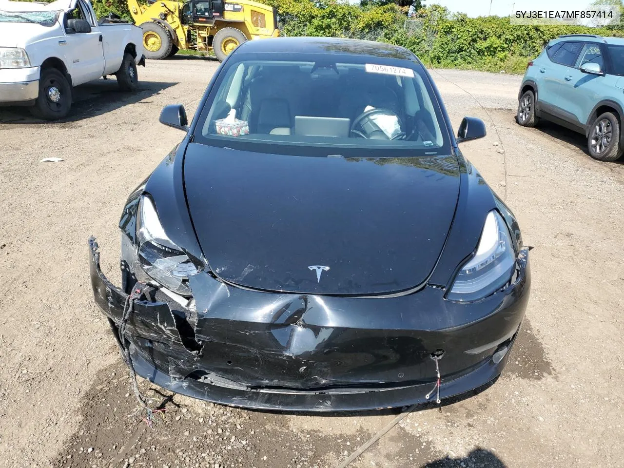 2021 Tesla Model 3 VIN: 5YJ3E1EA7MF857414 Lot: 70561274