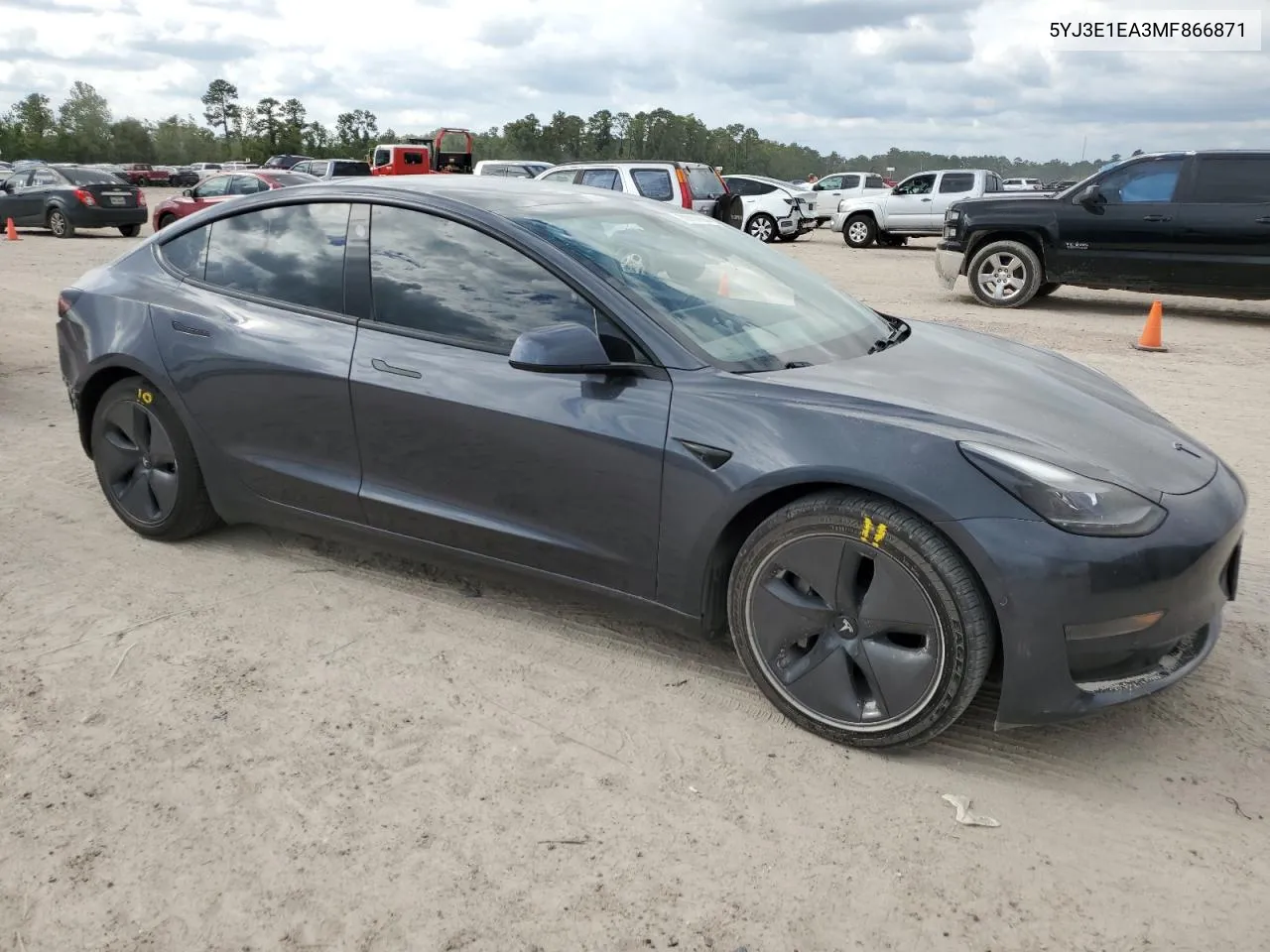 2021 Tesla Model 3 VIN: 5YJ3E1EA3MF866871 Lot: 70707634