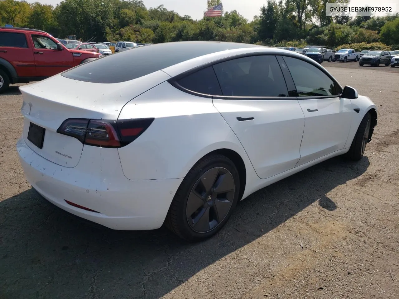 5YJ3E1EB3MF978952 2021 Tesla Model 3