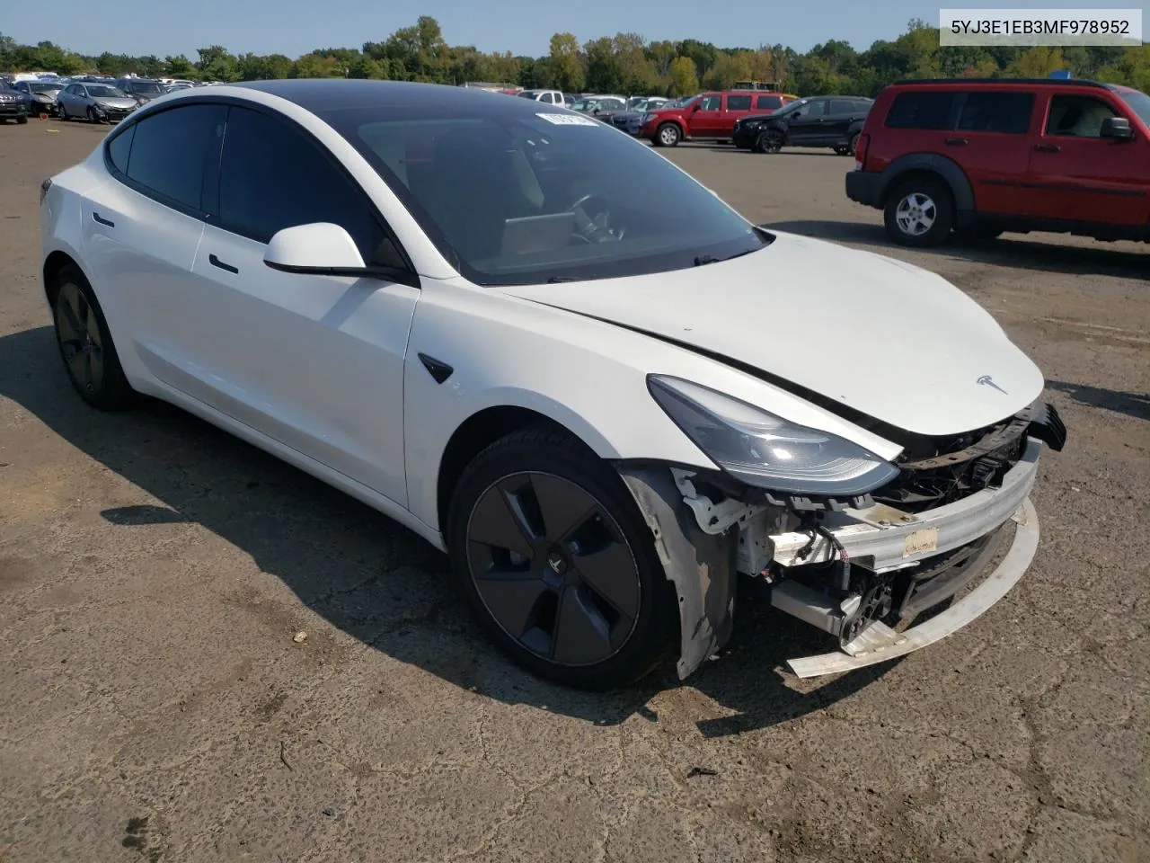 5YJ3E1EB3MF978952 2021 Tesla Model 3