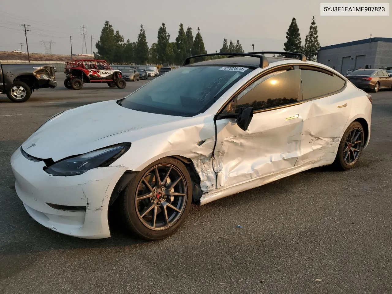 5YJ3E1EA1MF907823 2021 Tesla Model 3