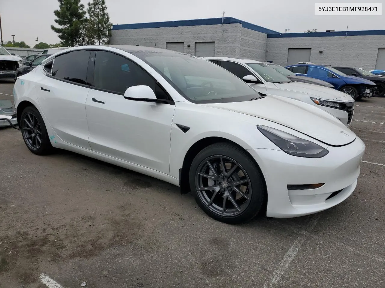 2021 Tesla Model 3 VIN: 5YJ3E1EB1MF928471 Lot: 71069284