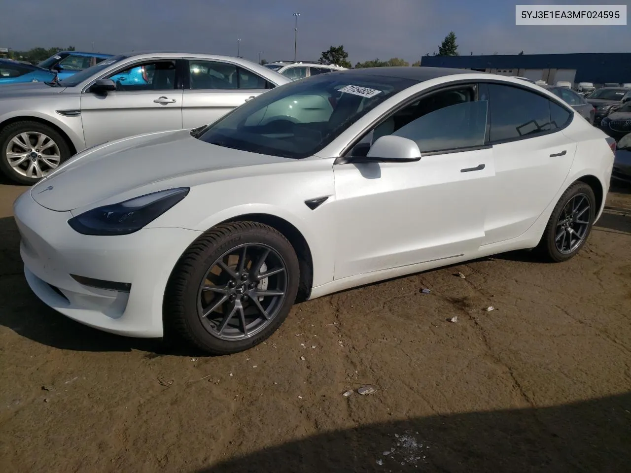 5YJ3E1EA3MF024595 2021 Tesla Model 3