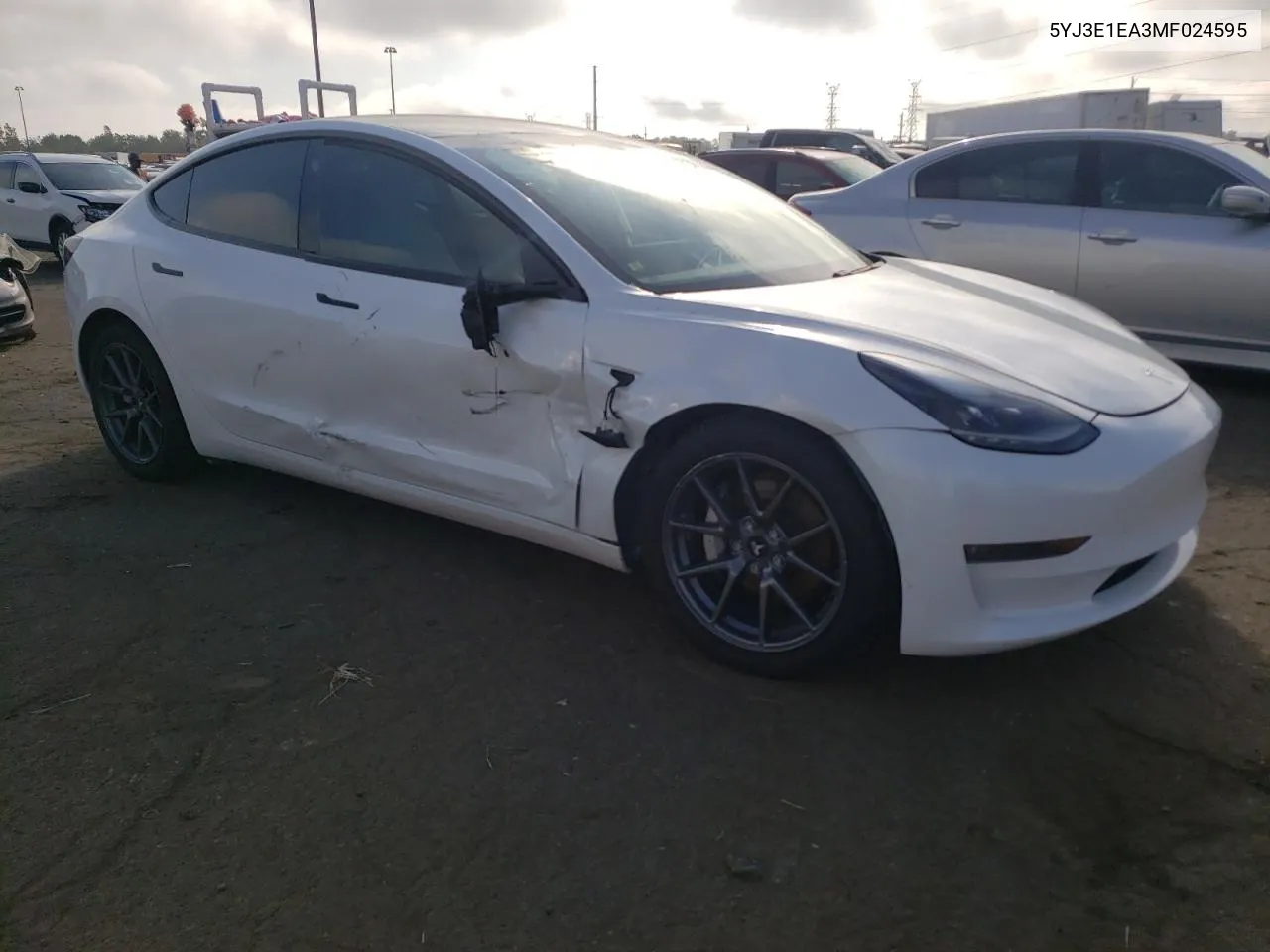 5YJ3E1EA3MF024595 2021 Tesla Model 3