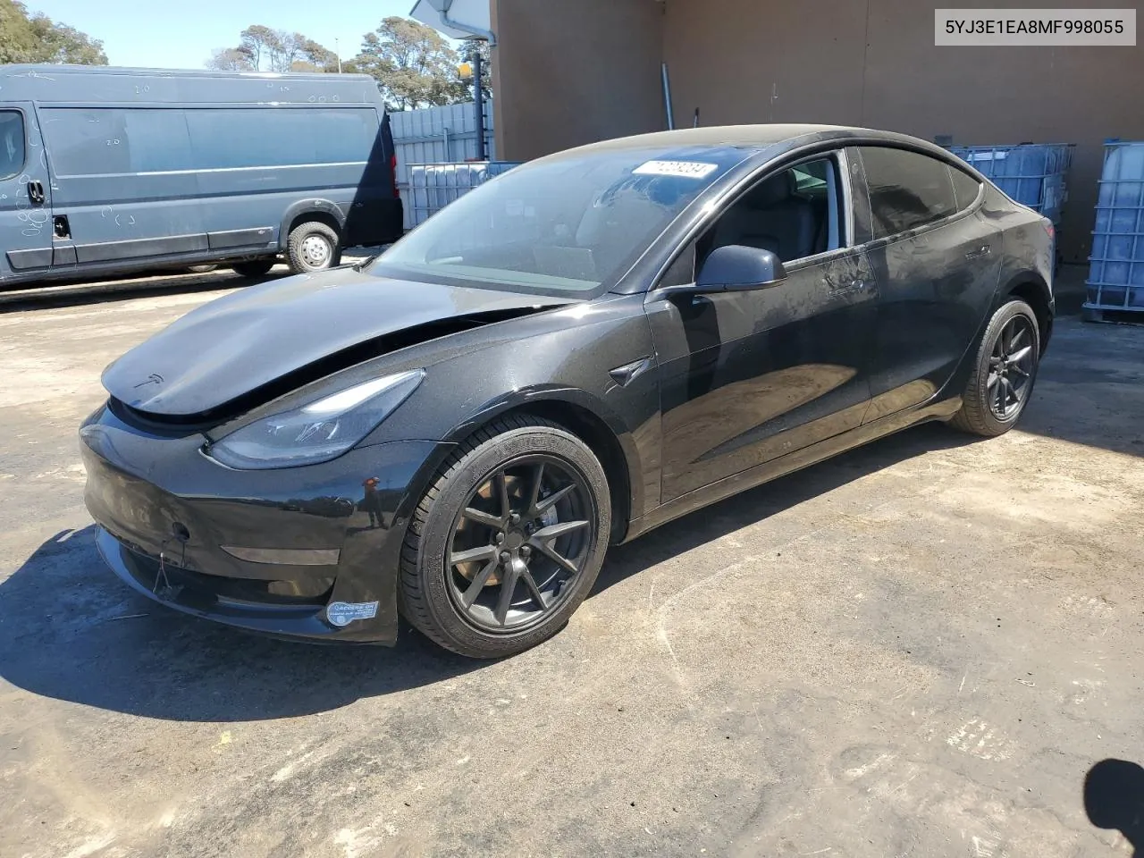 2021 Tesla Model 3 VIN: 5YJ3E1EA8MF998055 Lot: 71223234