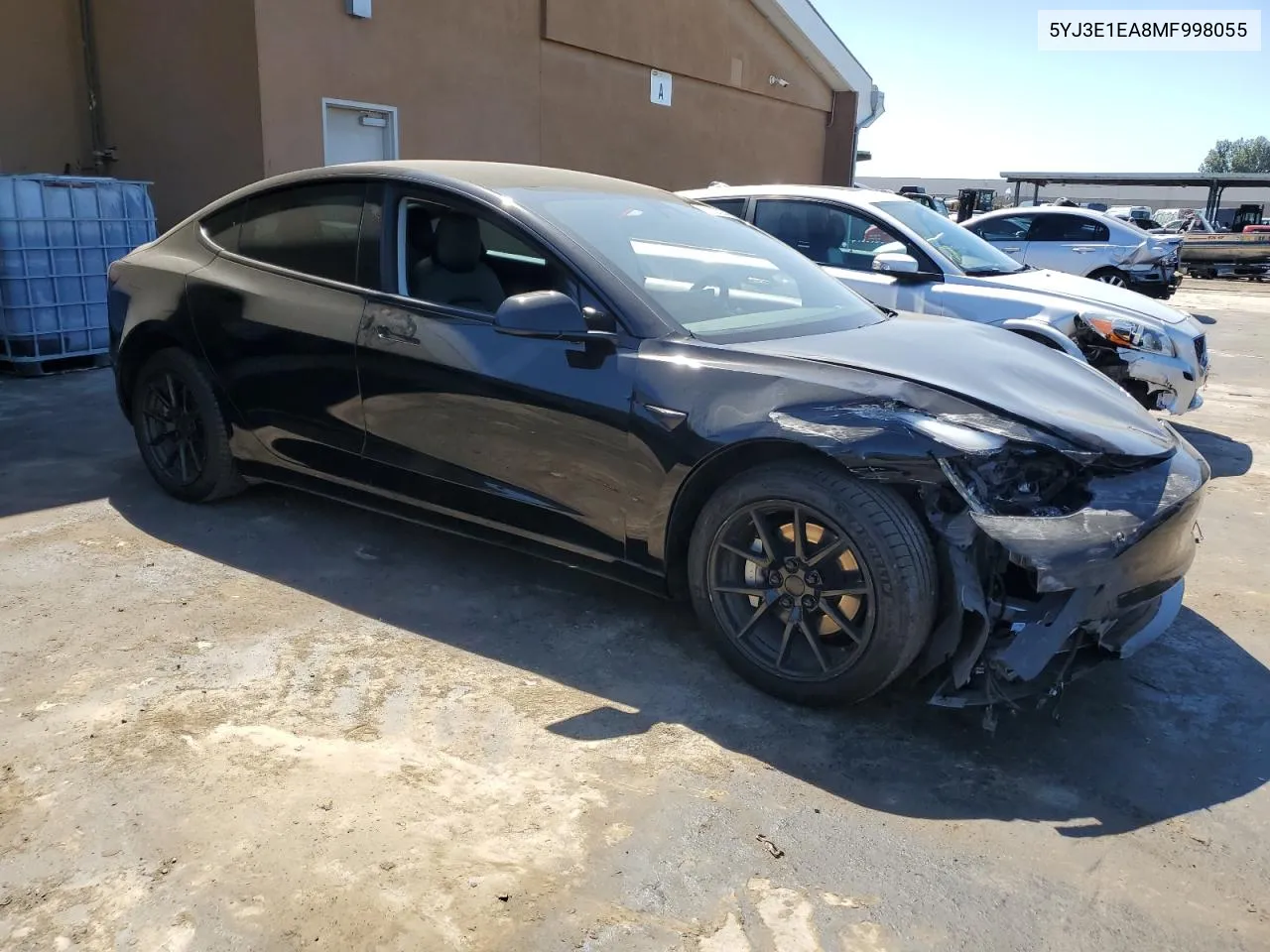 2021 Tesla Model 3 VIN: 5YJ3E1EA8MF998055 Lot: 71223234