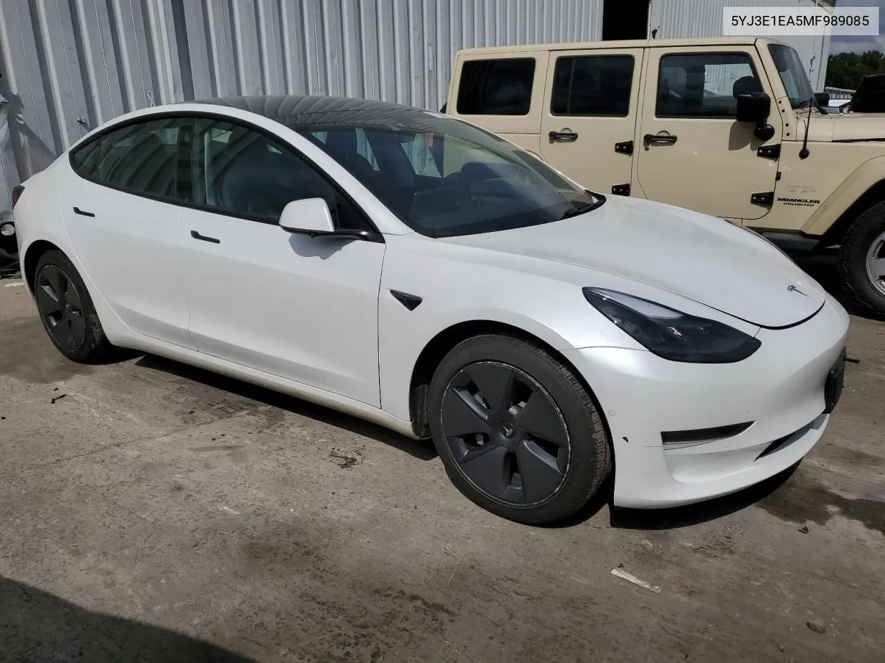 2021 Tesla Model 3 VIN: 5YJ3E1EA5MF989085 Lot: 71300974