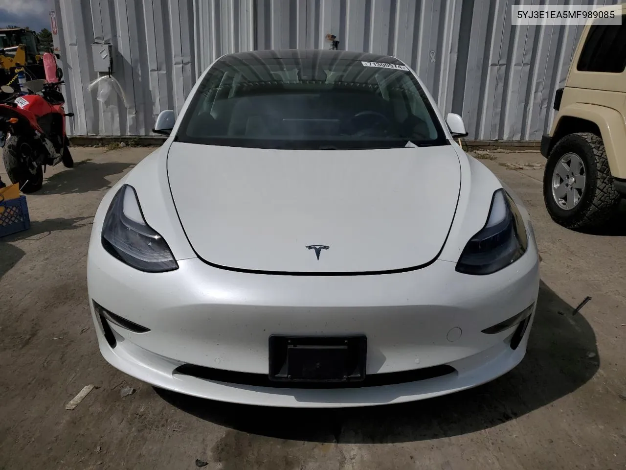 2021 Tesla Model 3 VIN: 5YJ3E1EA5MF989085 Lot: 71300974