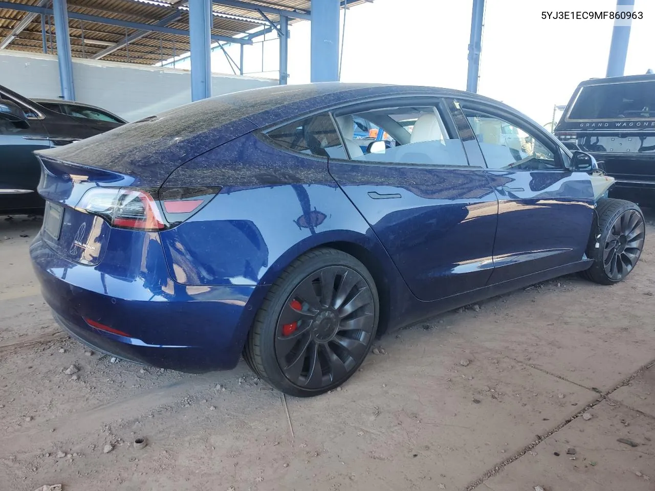 2021 Tesla Model 3 VIN: 5YJ3E1EC9MF860963 Lot: 71396994