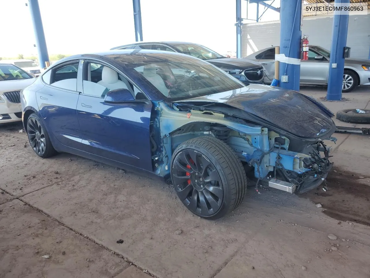 5YJ3E1EC9MF860963 2021 Tesla Model 3