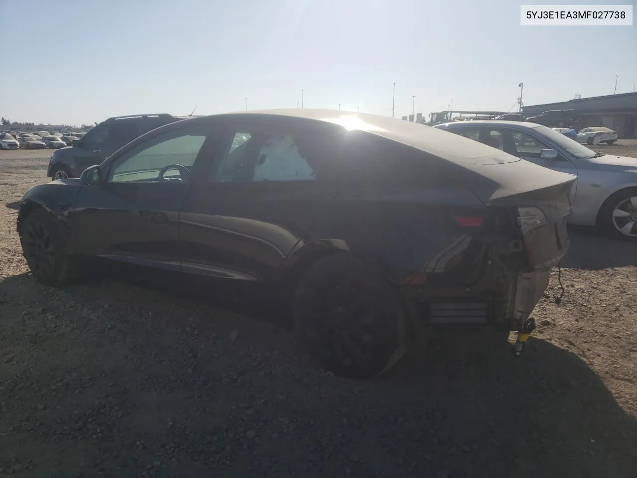 2021 Tesla Model 3 VIN: 5YJ3E1EA3MF027738 Lot: 71421994