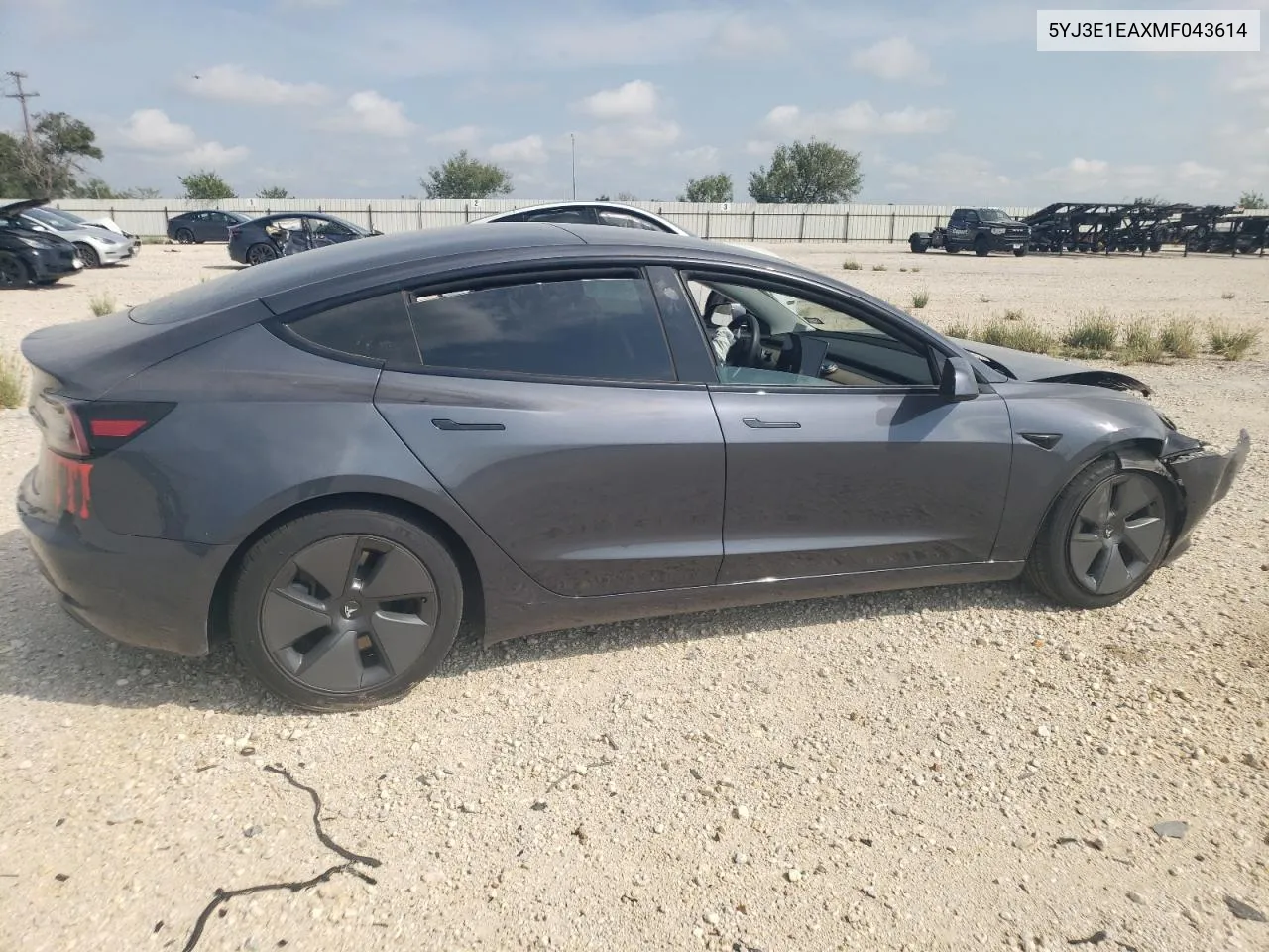 5YJ3E1EAXMF043614 2021 Tesla Model 3