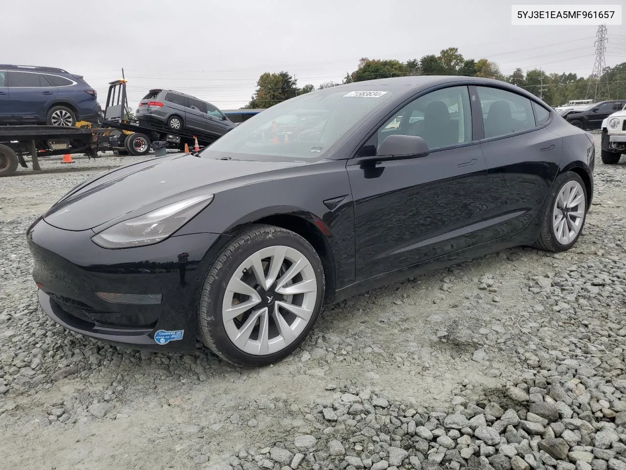 2021 Tesla Model 3 VIN: 5YJ3E1EA5MF961657 Lot: 71583634