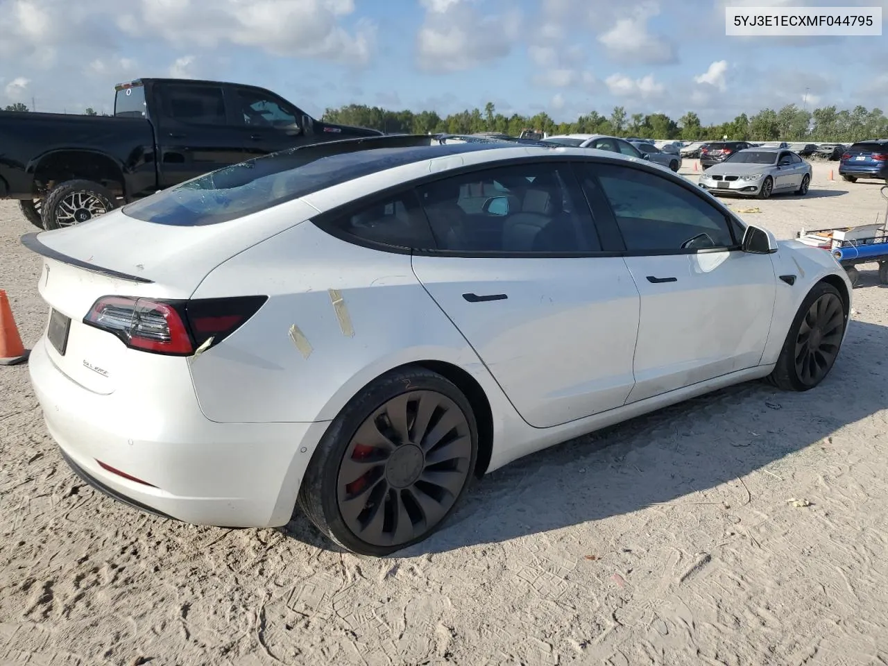 5YJ3E1ECXMF044795 2021 Tesla Model 3