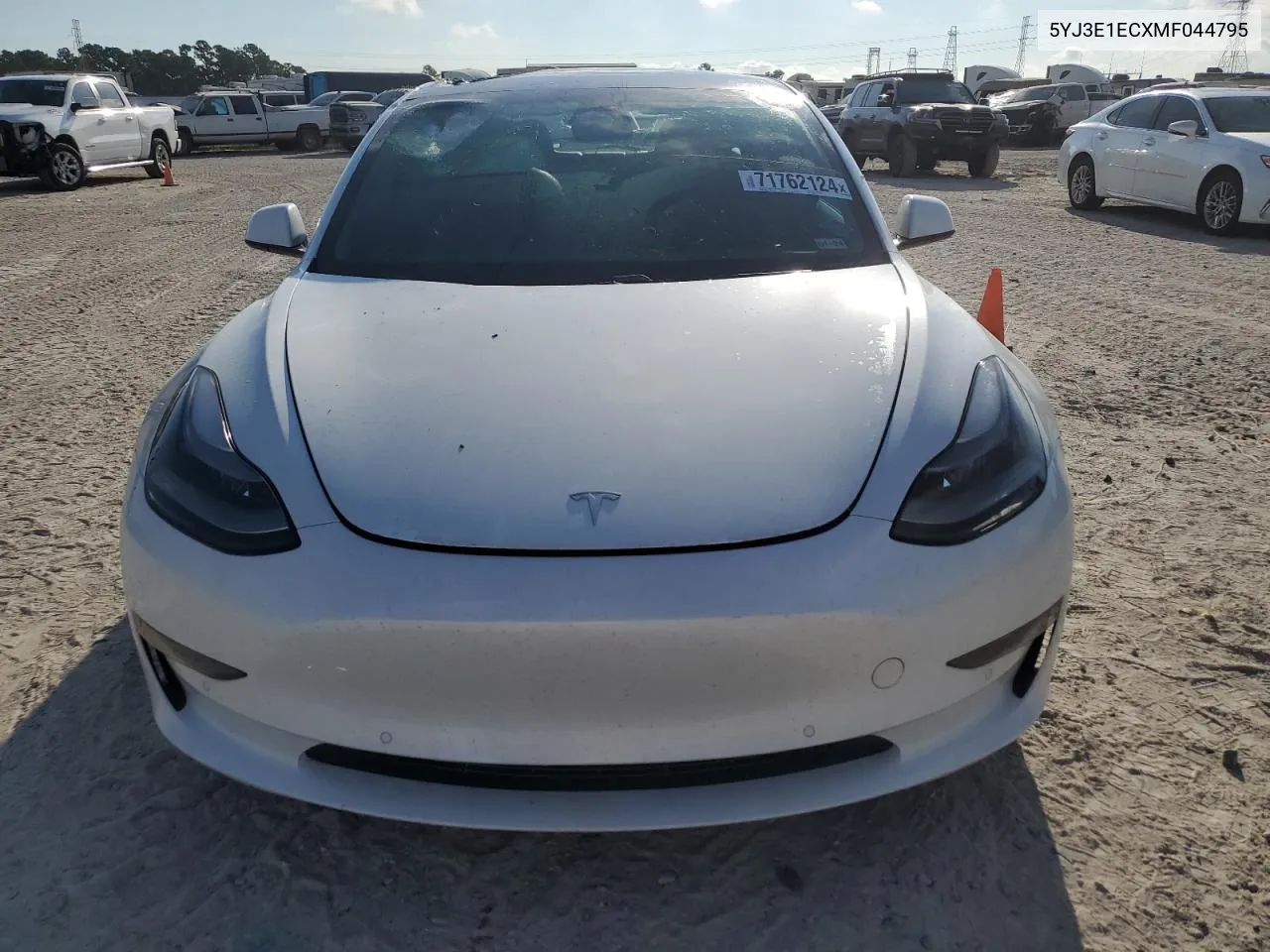 2021 Tesla Model 3 VIN: 5YJ3E1ECXMF044795 Lot: 71762124