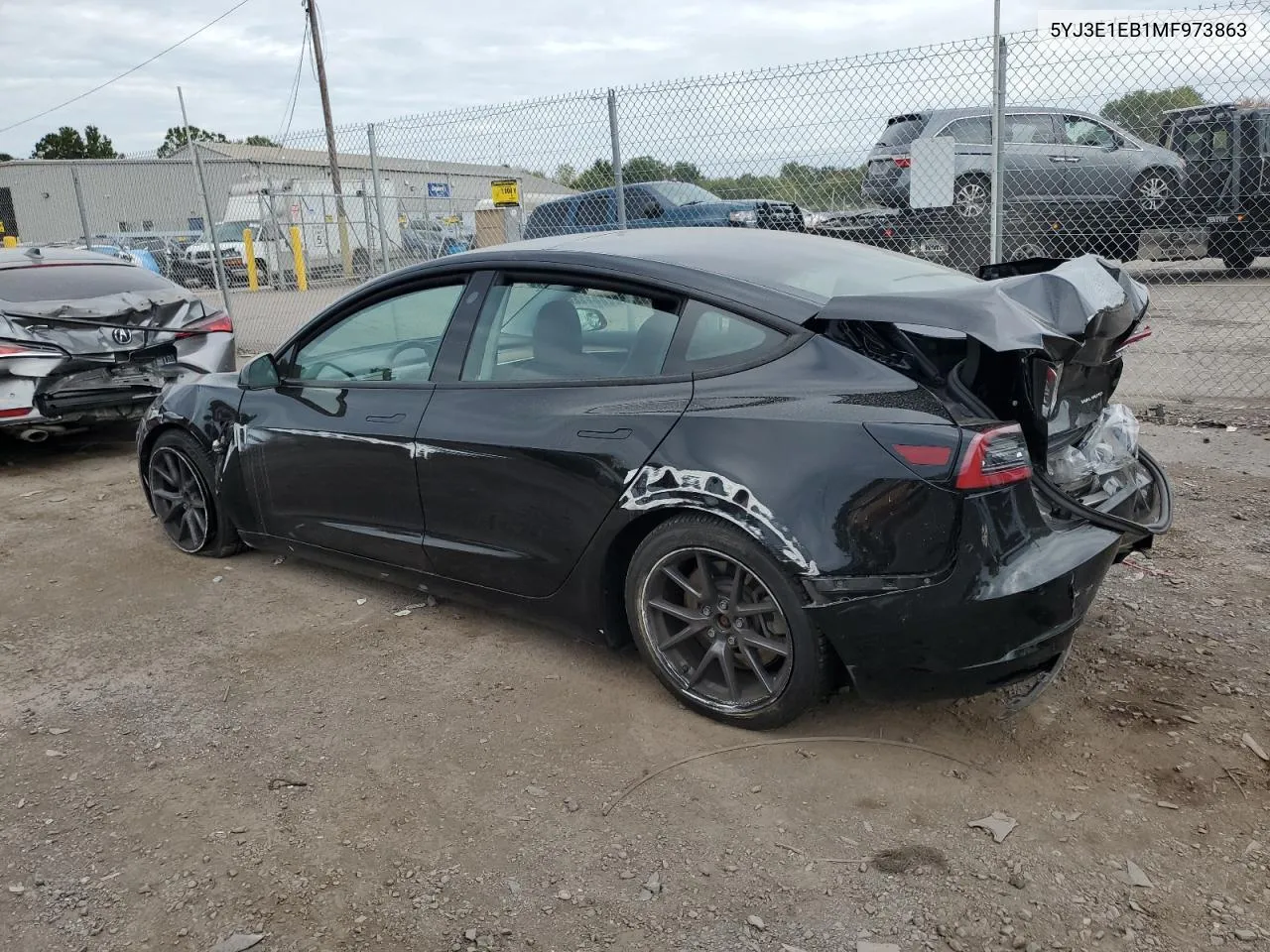 2021 Tesla Model 3 VIN: 5YJ3E1EB1MF973863 Lot: 71810224