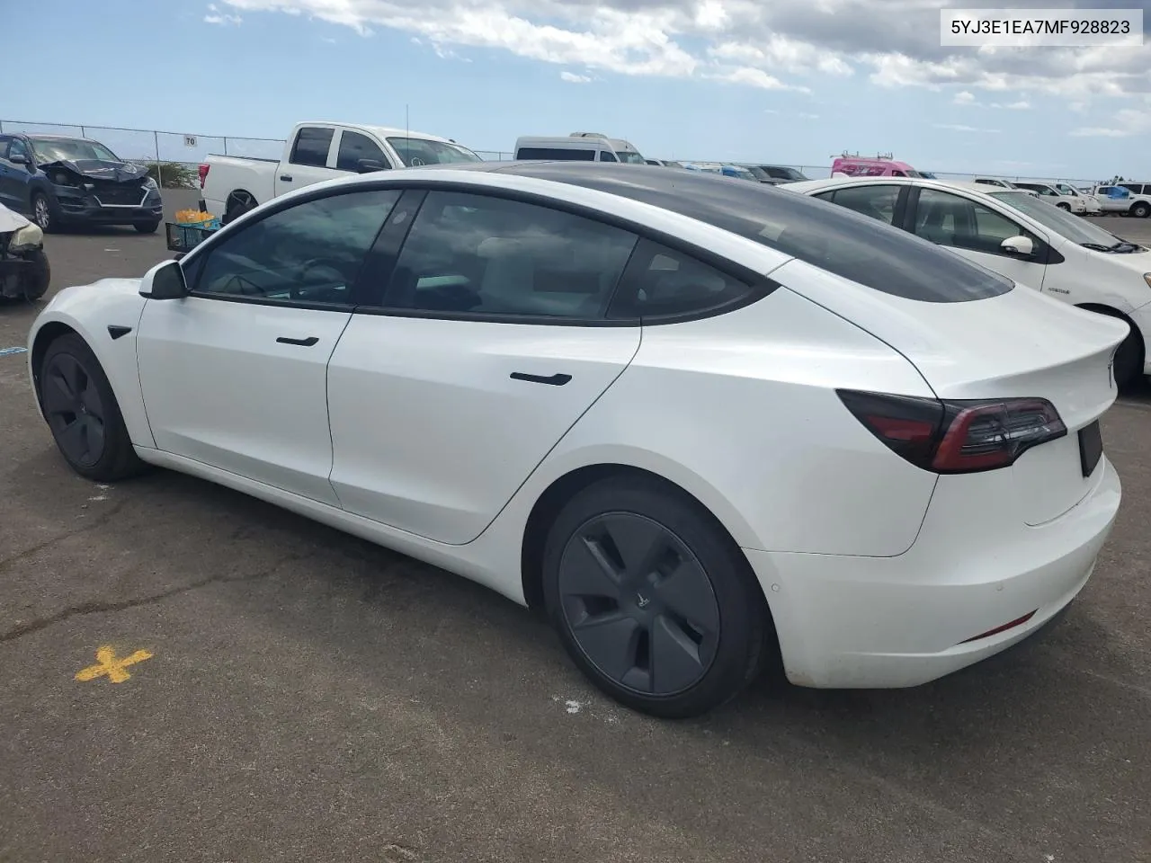 5YJ3E1EA7MF928823 2021 Tesla Model 3