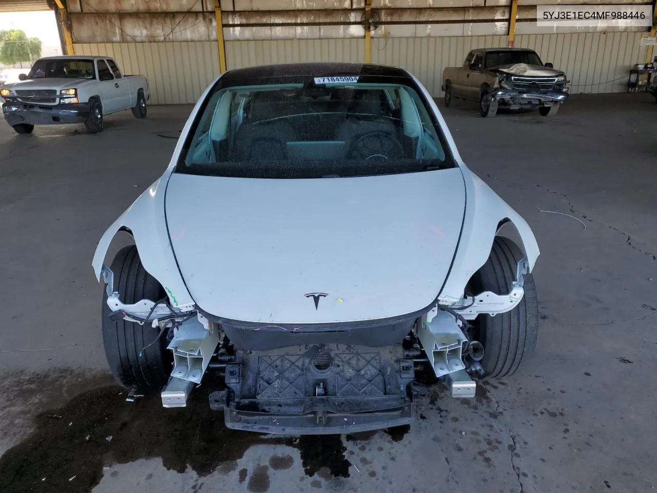 2021 Tesla Model 3 VIN: 5YJ3E1EC4MF988446 Lot: 71845904