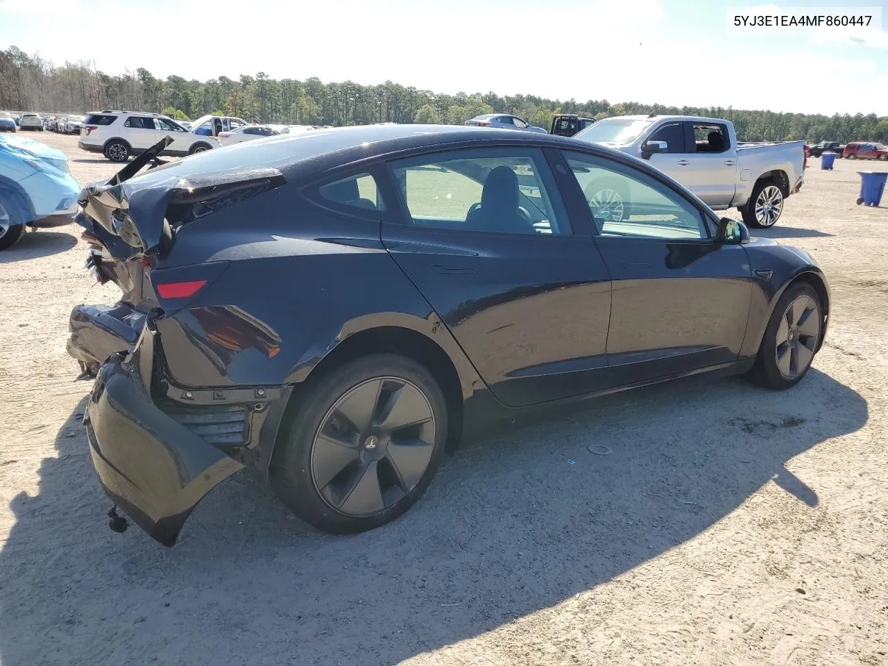 5YJ3E1EA4MF860447 2021 Tesla Model 3