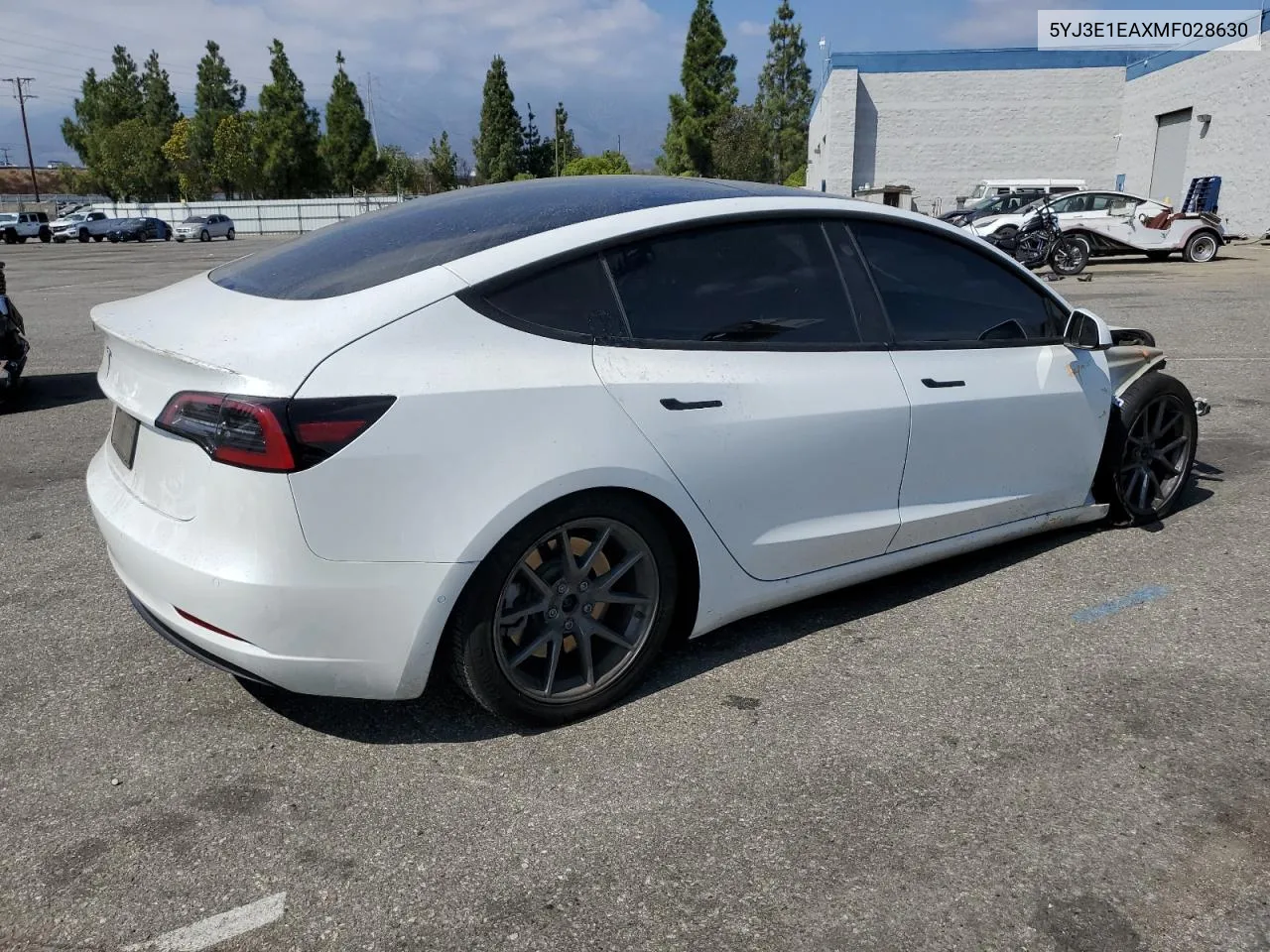 2021 Tesla Model 3 VIN: 5YJ3E1EAXMF028630 Lot: 72040884