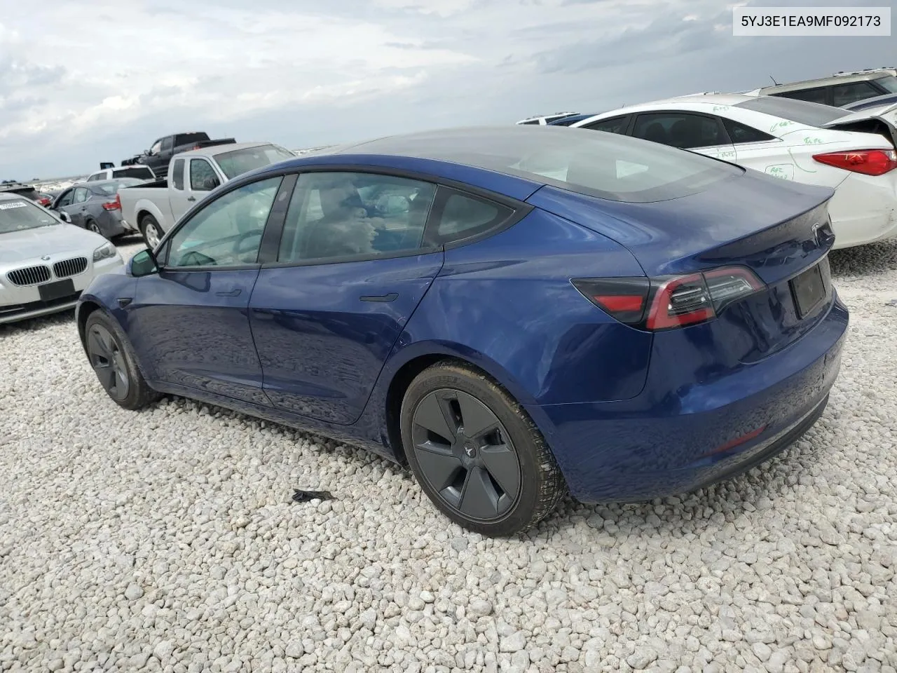 2021 Tesla Model 3 VIN: 5YJ3E1EA9MF092173 Lot: 72151884