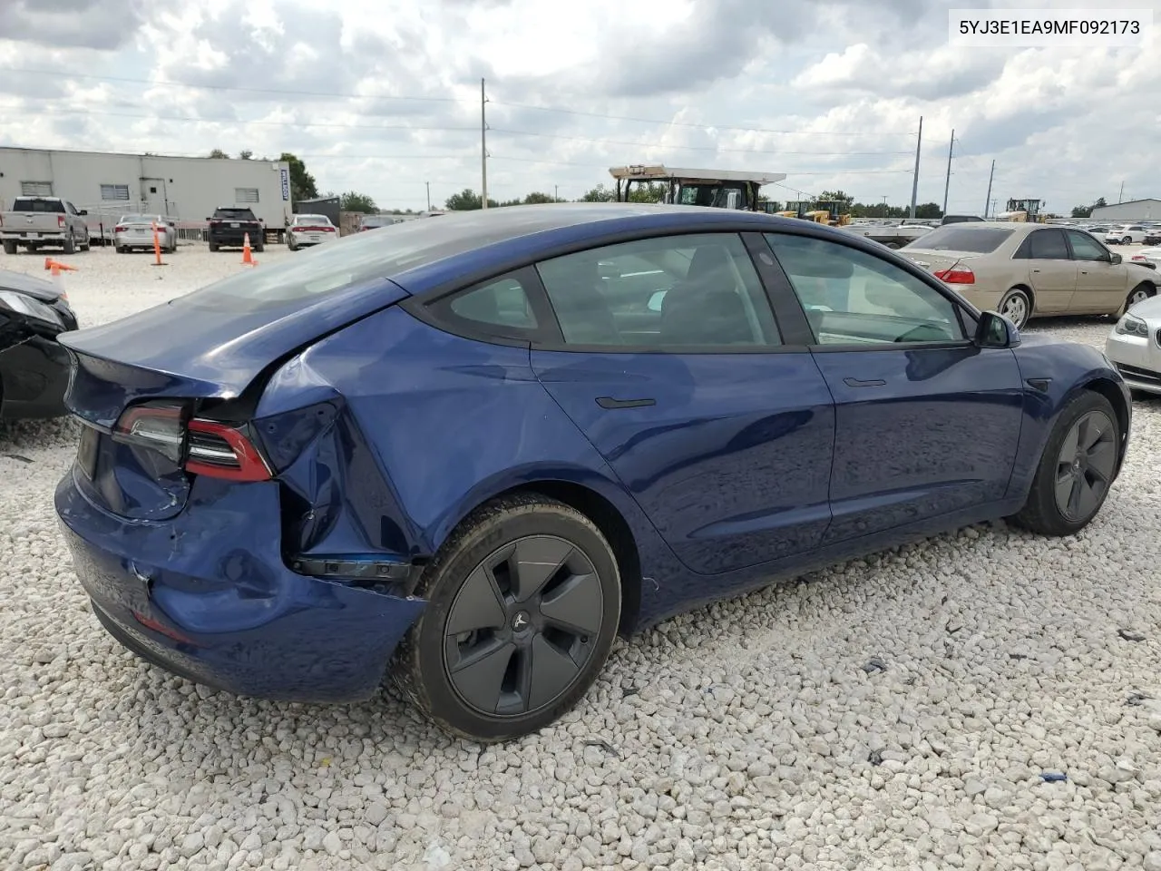 5YJ3E1EA9MF092173 2021 Tesla Model 3