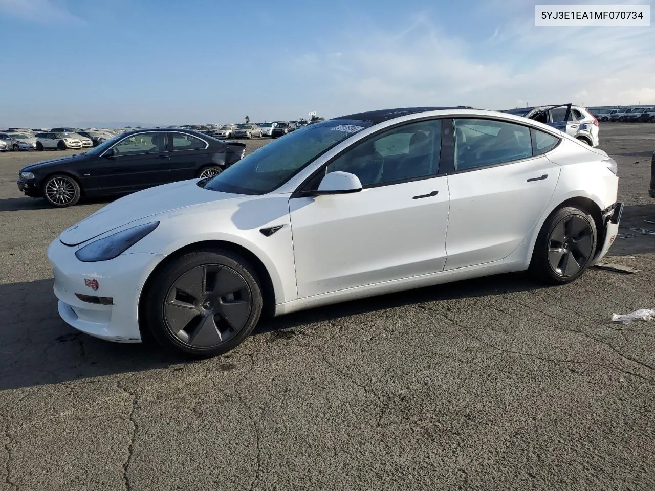 5YJ3E1EA1MF070734 2021 Tesla Model 3