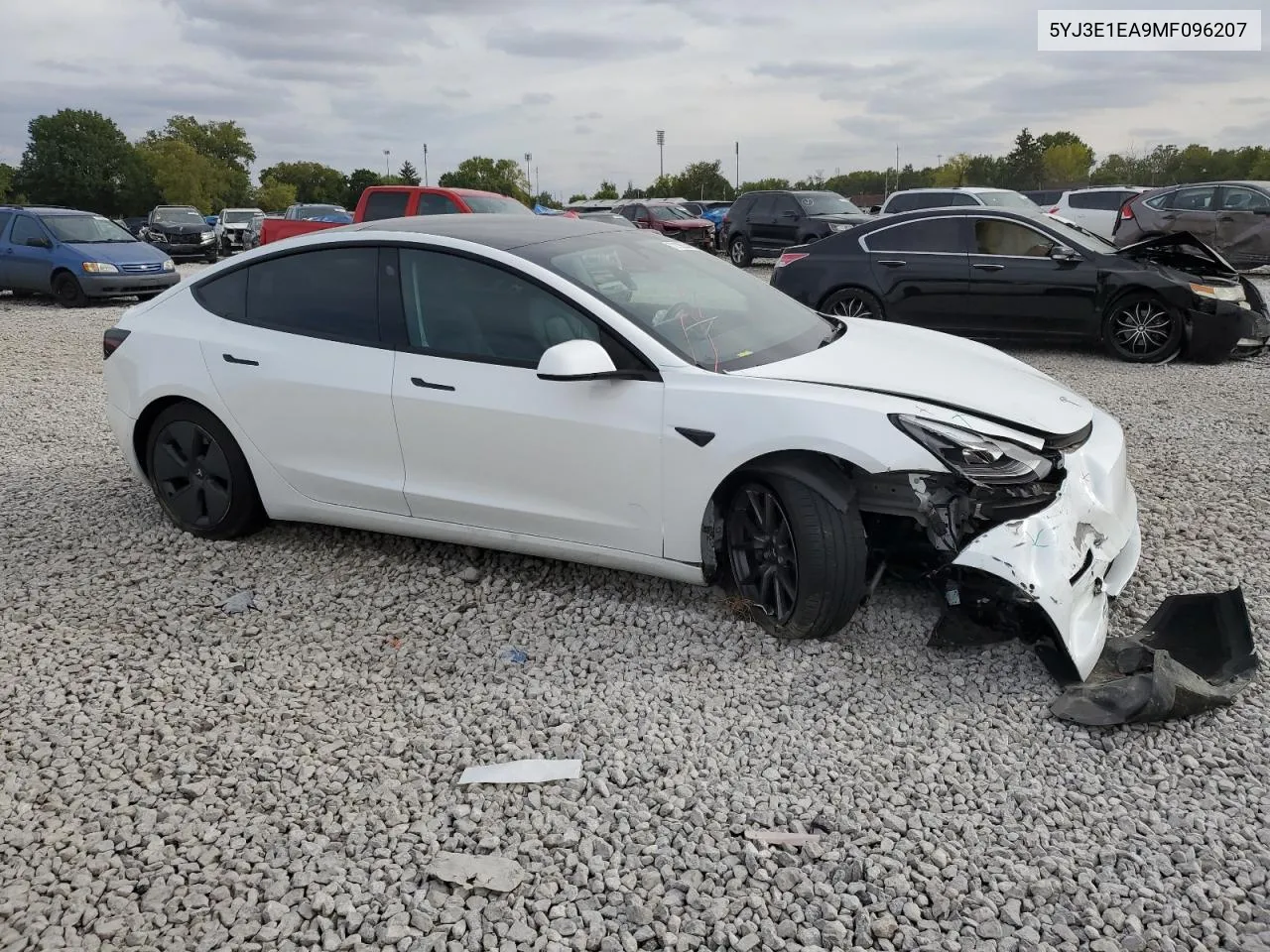 5YJ3E1EA9MF096207 2021 Tesla Model 3