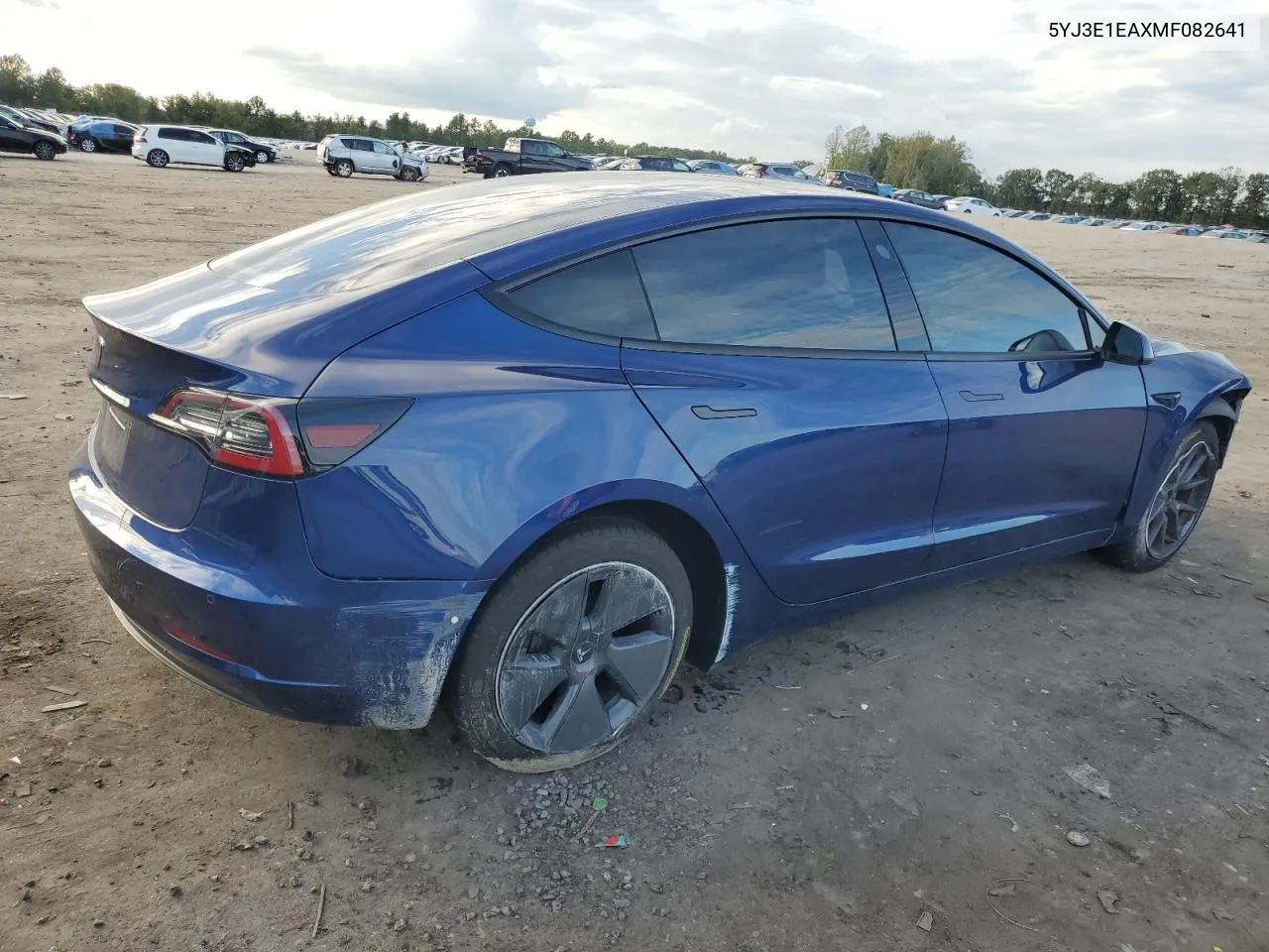 2021 Tesla Model 3 VIN: 5YJ3E1EAXMF082641 Lot: 72359934