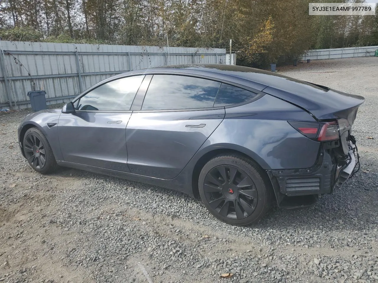 5YJ3E1EA4MF997789 2021 Tesla Model 3