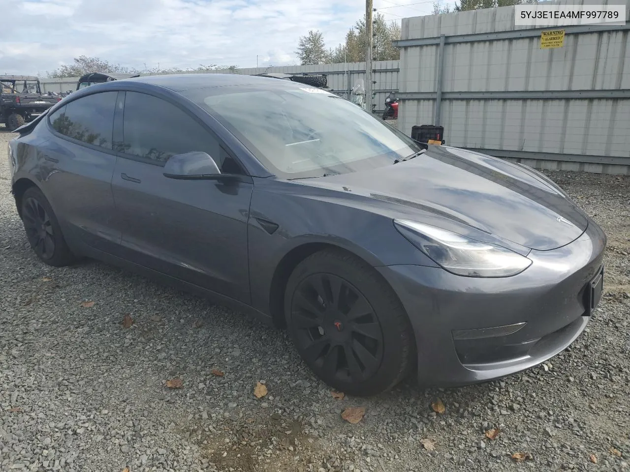 5YJ3E1EA4MF997789 2021 Tesla Model 3