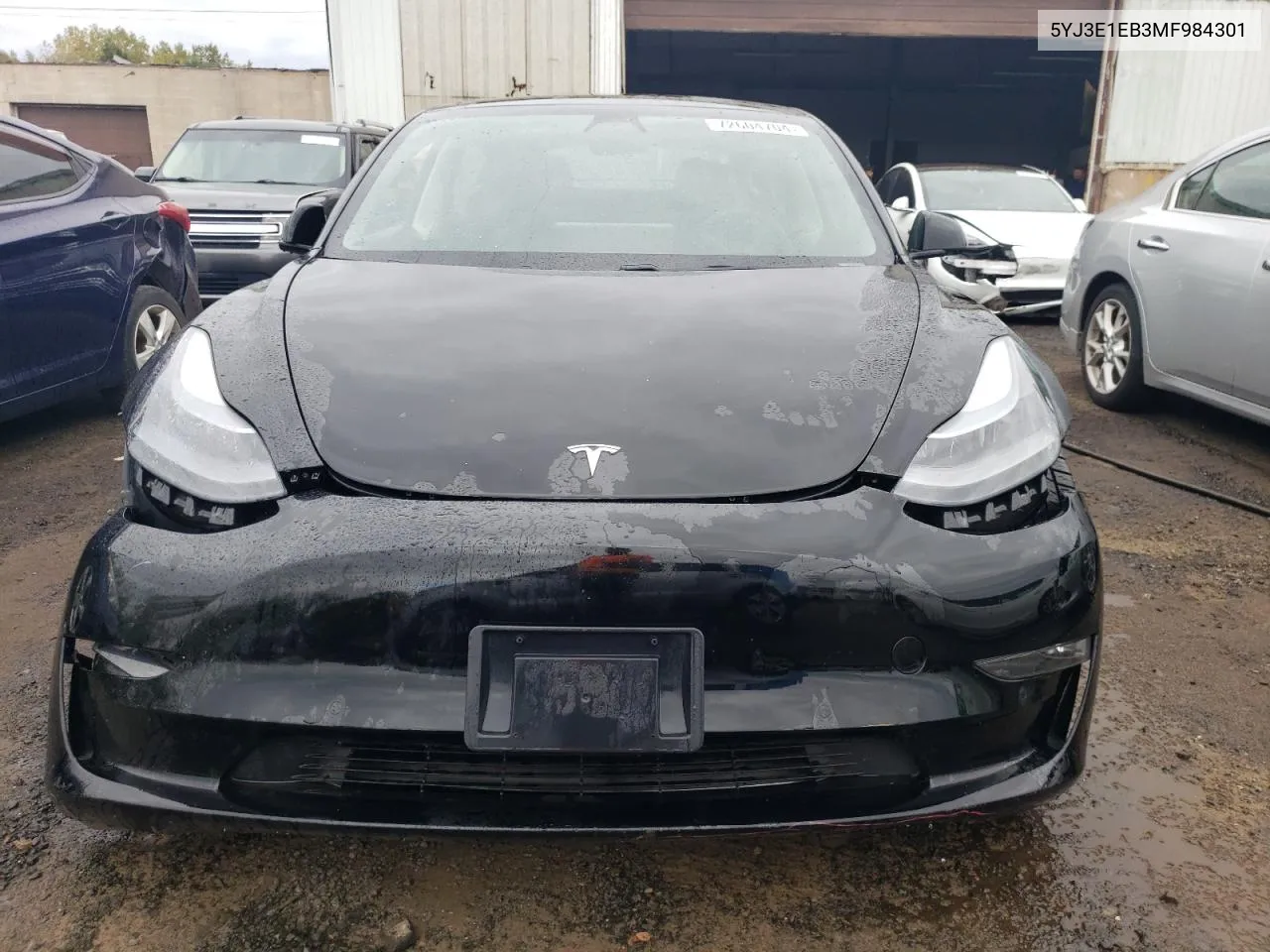 2021 Tesla Model 3 VIN: 5YJ3E1EB3MF984301 Lot: 72604704