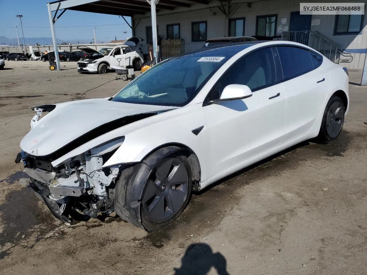 5YJ3E1EA2MF068488 2021 Tesla Model 3