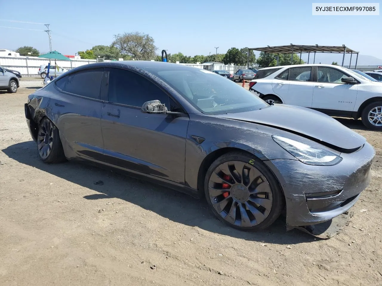 2021 Tesla Model 3 VIN: 5YJ3E1ECXMF997085 Lot: 72960274