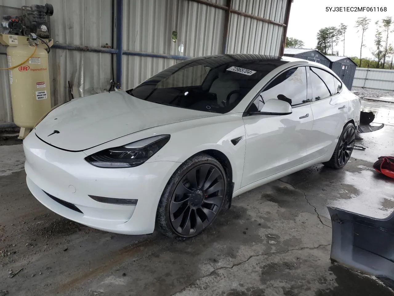 5YJ3E1EC2MF061168 2021 Tesla Model 3