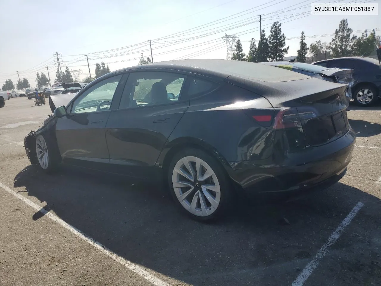 2021 Tesla Model 3 VIN: 5YJ3E1EA8MF051887 Lot: 73193294