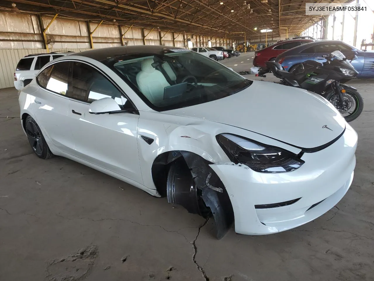 5YJ3E1EA5MF053841 2021 Tesla Model 3