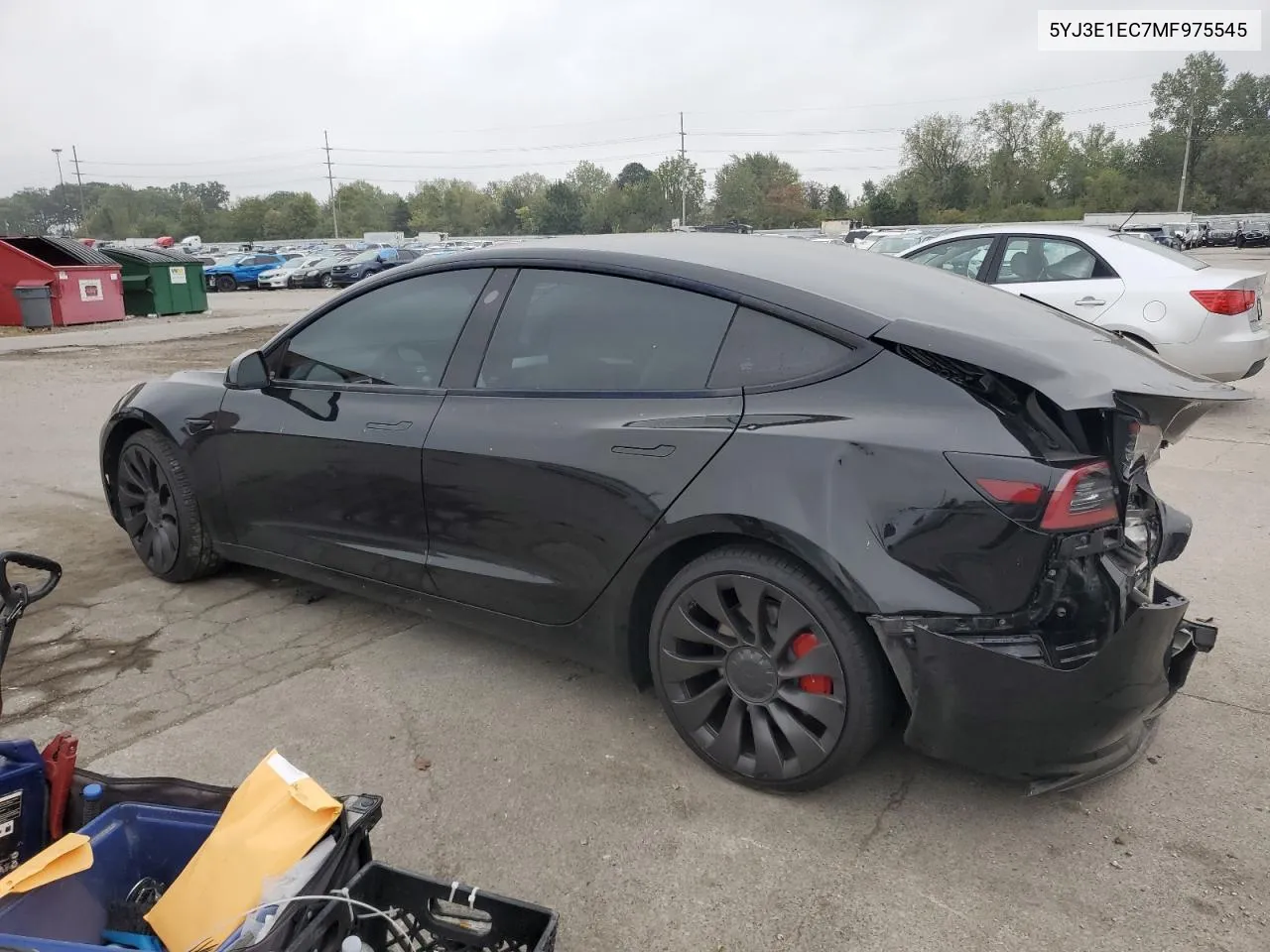 2021 Tesla Model 3 VIN: 5YJ3E1EC7MF975545 Lot: 73405694