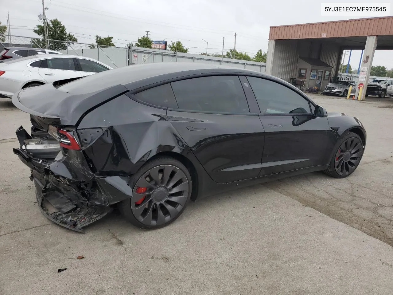 2021 Tesla Model 3 VIN: 5YJ3E1EC7MF975545 Lot: 73405694