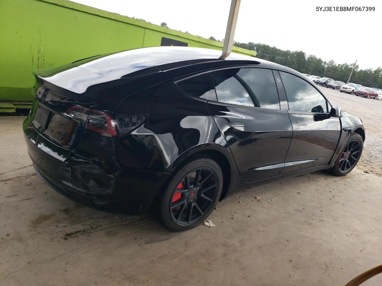 2021 Tesla Model 3 VIN: 5YJ3E1EB8MF067399 Lot: 73696964