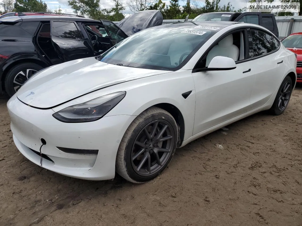 5YJ3E1EA4MF029398 2021 Tesla Model 3