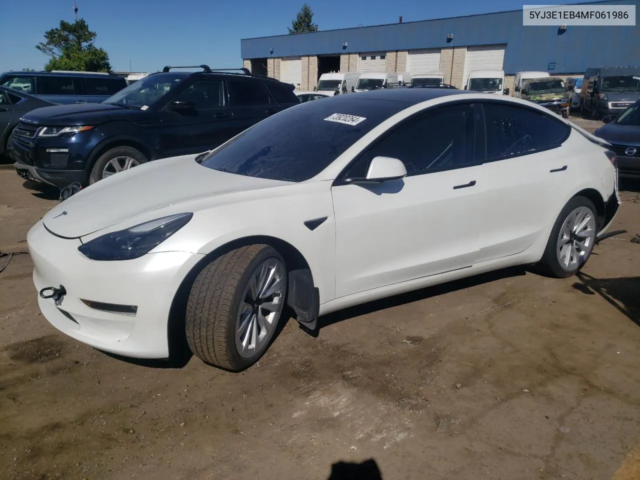 5YJ3E1EB4MF061986 2021 Tesla Model 3