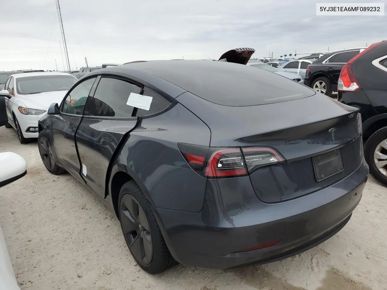 2021 Tesla Model 3 VIN: 5YJ3E1EA6MF089232 Lot: 74033684